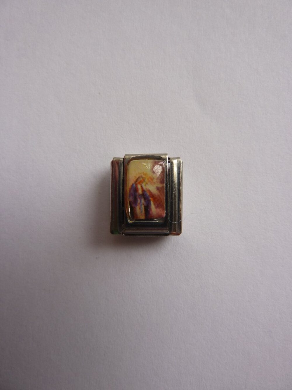 Catholic Link for Nomination-Style Italian Charm Bracelet